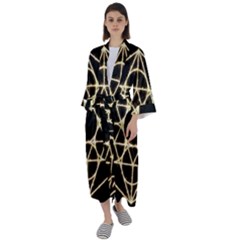 Maxi Satin Kimono 