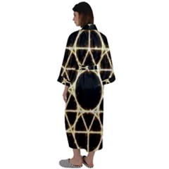 Maxi Satin Kimono 