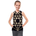 Sacred Geometry: Metatron Kids  Sleeveless Hoodie