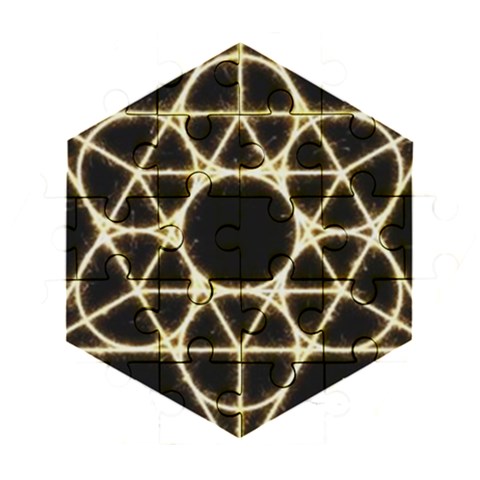 Sacred Geometry: Metatron Wooden Puzzle Hexagon from ArtsNow.com