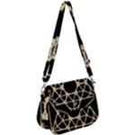 Sacred Geometry: Metatron Saddle Handbag