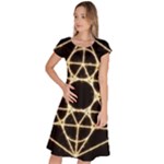 Sacred Geometry: Metatron Classic Short Sleeve Dress