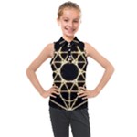 Sacred Geometry: Metatron Kids  Sleeveless Polo Tee