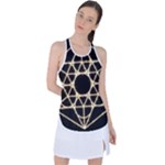 Sacred Geometry: Metatron Racer Back Mesh Tank Top