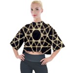 Sacred Geometry: Metatron Mock Neck Tee