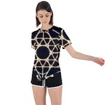 Sacred Geometry: Metatron Asymmetrical Short Sleeve Sports Tee