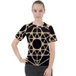 Sacred Geometry: Metatron Women s Sport Raglan Tee