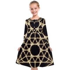 Sacred Geometry: Metatron Kids  Midi Sailor Dress from ArtsNow.com