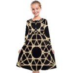 Sacred Geometry: Metatron Kids  Midi Sailor Dress