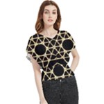 Sacred Geometry: Metatron Butterfly Chiffon Blouse