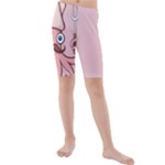 Squid Chef Cartoon Kids  Mid Length Swim Shorts