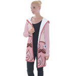 Squid Chef Cartoon Longline Hooded Cardigan