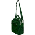 Emerald Green Spirals Crossbody Day Bag