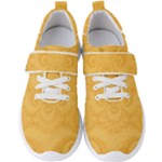 Golden Honey Swirls Men s Velcro Strap Shoes