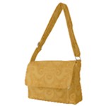 Golden Honey Swirls Full Print Messenger Bag (M)