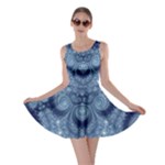 Royal Blue Swirls Skater Dress