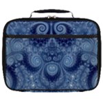 Royal Blue Swirls Full Print Lunch Bag