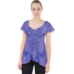 Mystic Purple Swirls Lace Front Dolly Top