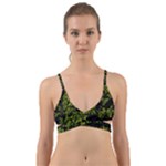 Nature Dark Camo Print Wrap Around Bikini Top