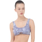 Pale Mauve White Flowers The Little Details Bikini Top