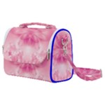 Pink Floral Pattern Satchel Shoulder Bag