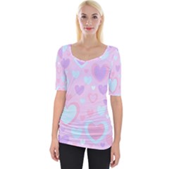 Wide Neckline T-Shirt 