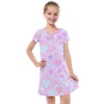 Unicorn Hearts Kids  Cross Web Dress