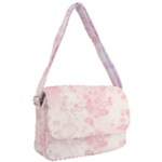 Baby Pink Floral Print Courier Bag
