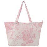 Baby Pink Floral Print Full Print Shoulder Bag