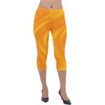 Honey wave  Lightweight Velour Capri Leggings 