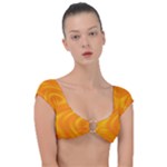 Honey wave  Cap Sleeve Ring Bikini Top