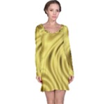 Golden wave  Long Sleeve Nightdress