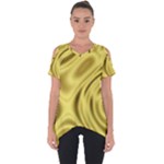 Golden wave  Cut Out Side Drop Tee