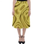 Golden Wave Classic Midi Skirt