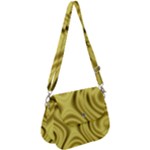 Golden Wave Saddle Handbag
