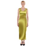 Golden Wave 2 Fitted Maxi Dress