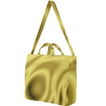 Golden Wave 2 Square Shoulder Tote Bag