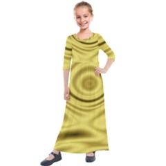 Kids  Quarter Sleeve Maxi Dress 