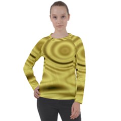 Golden Wave 3 Women s Long Sleeve Raglan Tee from ArtsNow.com