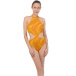 Honey Wave 1 Halter Side Cut Swimsuit