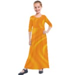 Honey Wave 1 Kids  Quarter Sleeve Maxi Dress