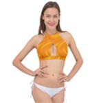 Honey Wave 1 Cross Front Halter Bikini Top