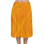 Honey Wave 2 Velvet Flared Midi Skirt