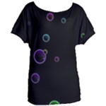 Bubble In Dark Women s Oversized Tee