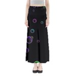 Bubble In Dark Full Length Maxi Skirt