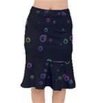 Bubble In Dark Short Mermaid Skirt