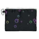 Bubble In Dark Canvas Cosmetic Bag (XL)