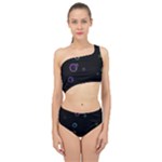 Bubble In Dark Spliced Up Two Piece Swimsuit