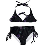 Bubble In Dark Kids  Classic Bikini Set