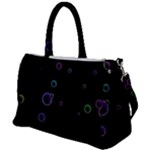 Bubble In Dark Duffel Travel Bag